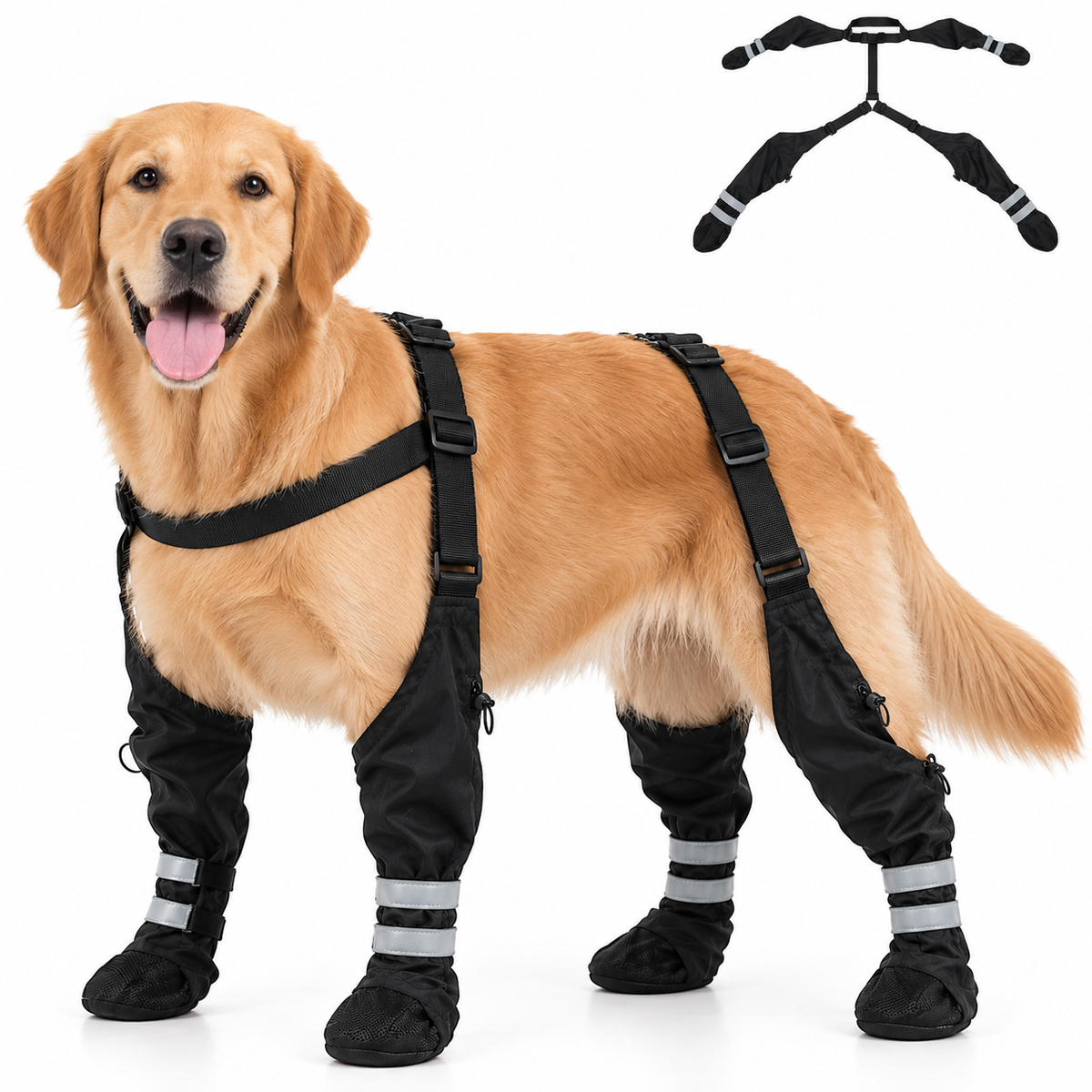 Botas de perro impermeables